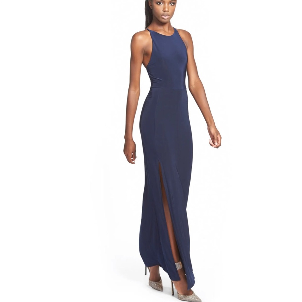 High Neck Maxi Dress